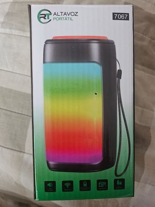 Altavoz Portátil RT 7067 - Iluminación LED
