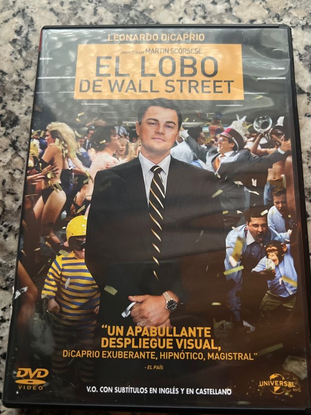 DVD El Lobo de Wall Street (Español)