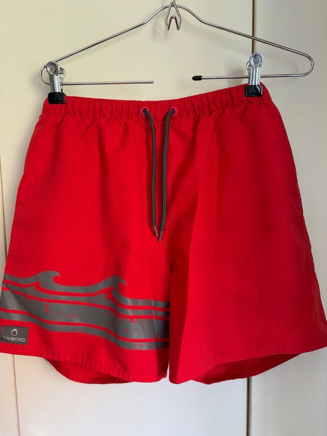 Bañador Tribord rojo de hombre