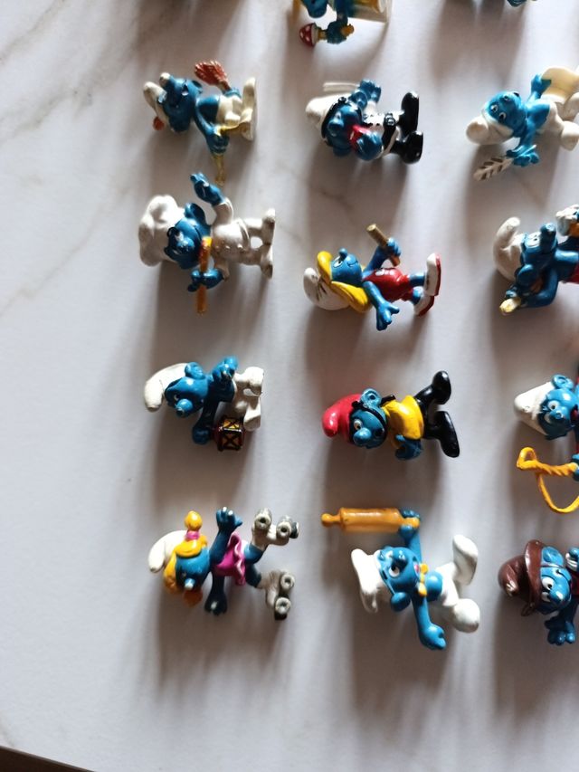 23 Pitufos PVC Vintage