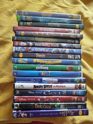 DVD Portátil LG + 13 Películas dibujos animados