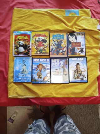 DVD Portátil LG + 13 Películas dibujos animados