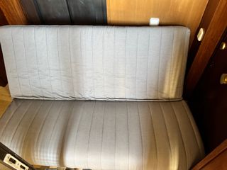 Sofá cama gris - plegable