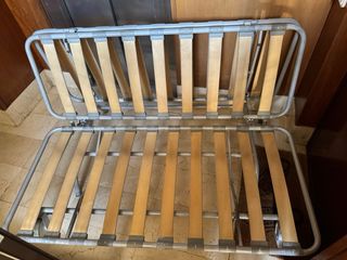 Sofá cama gris - plegable