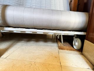 Sofá cama gris - plegable