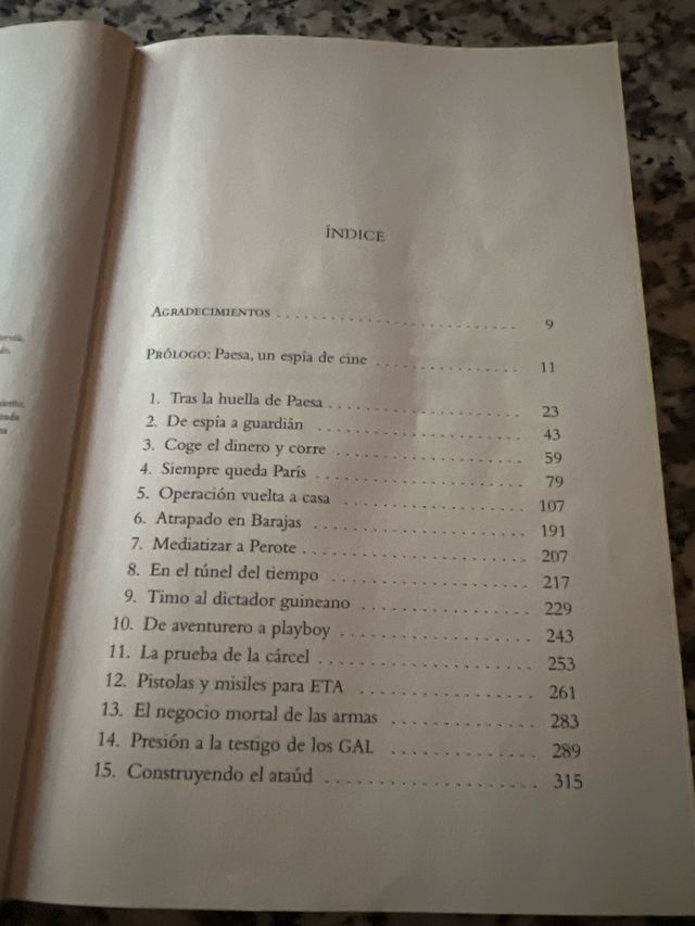 Paesa: El espía de las mil caras