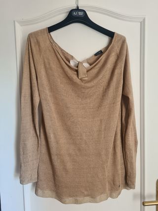 Jersey beige Armani Jeans lazo