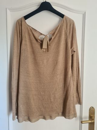 Jersey beige Armani Jeans lazo