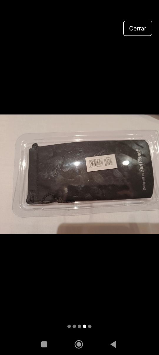 Gafas sol Sun Planet rojas. Nuevas con funda