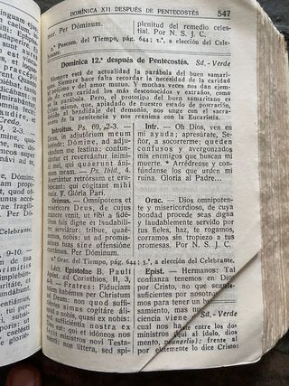 Misal Romano Seráfico Latino Español