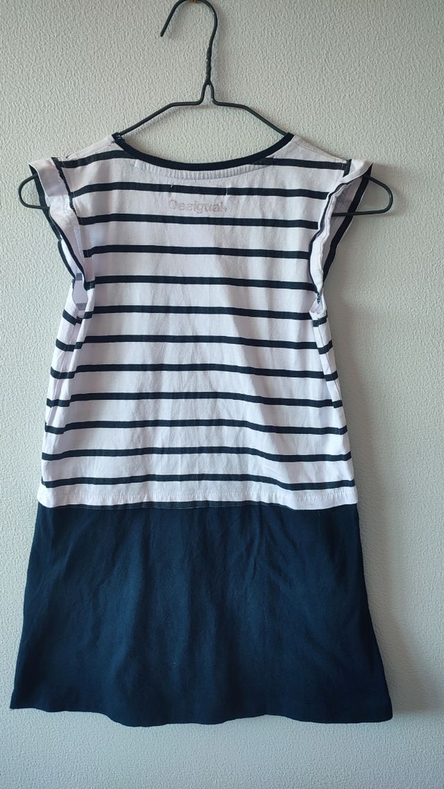 Vestido Desigual niña rayas