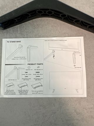 Patas TV - Soporte Negro