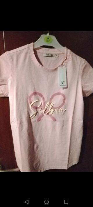 Camiseta Silbon rosa talla XS