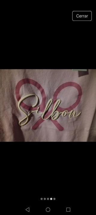 Camiseta Silbon rosa talla XS
