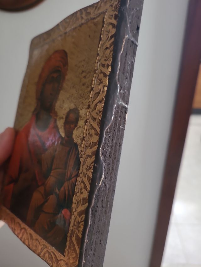 Icona sacra Madonna col Bambino