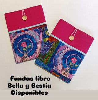 Fundas libro/agenda Bella y Bestia