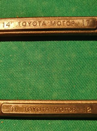 Chaves de boca vintage, Toyota Motor 10-12 e 14-17