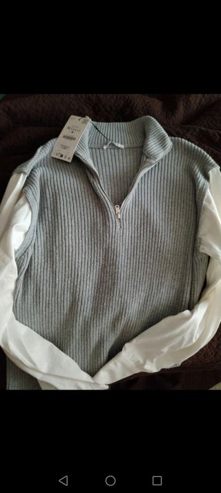 Jersey Zara M - Gris