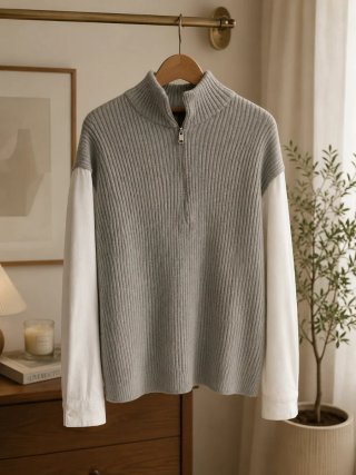 Jersey Zara M - Gris