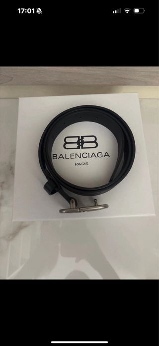 Cintura Balenciaga nera