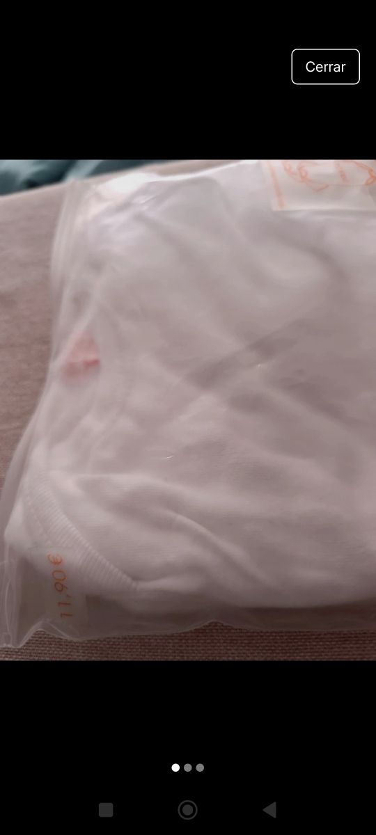 2 Bodys Gocco bebé 1 mes manga corta.