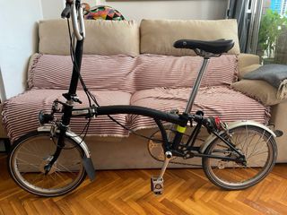 Brompton con borsa e custodia per il trasporto