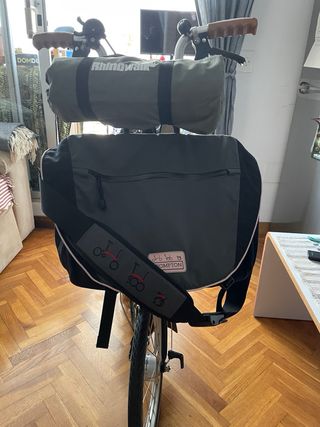 Brompton con borsa e custodia per il trasporto