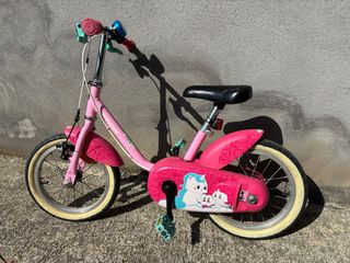 Bicicleta niña rosa
