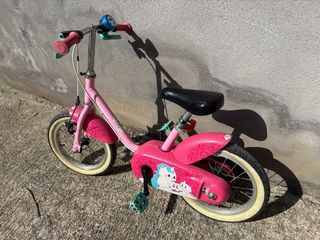 Bicicleta niña rosa