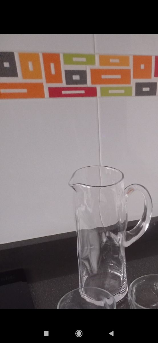 Jarra cristal - elegante y moderna