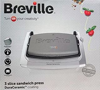Plancha Sandwichera Breville 3 Slices 1000w