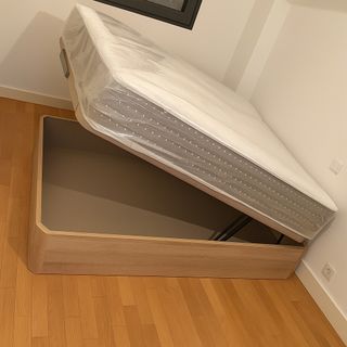Canapé abatible madera beige