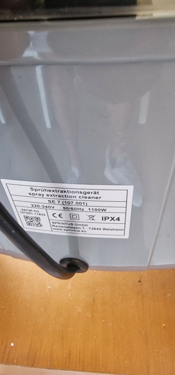 Aspiradora Sprintus SE7 - Limpieza Profunda