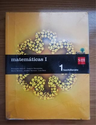 LIBRO DE MATEMÁTICAS 1BACH.