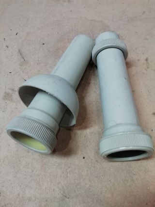 2 tubos PVC 40mm - alargos