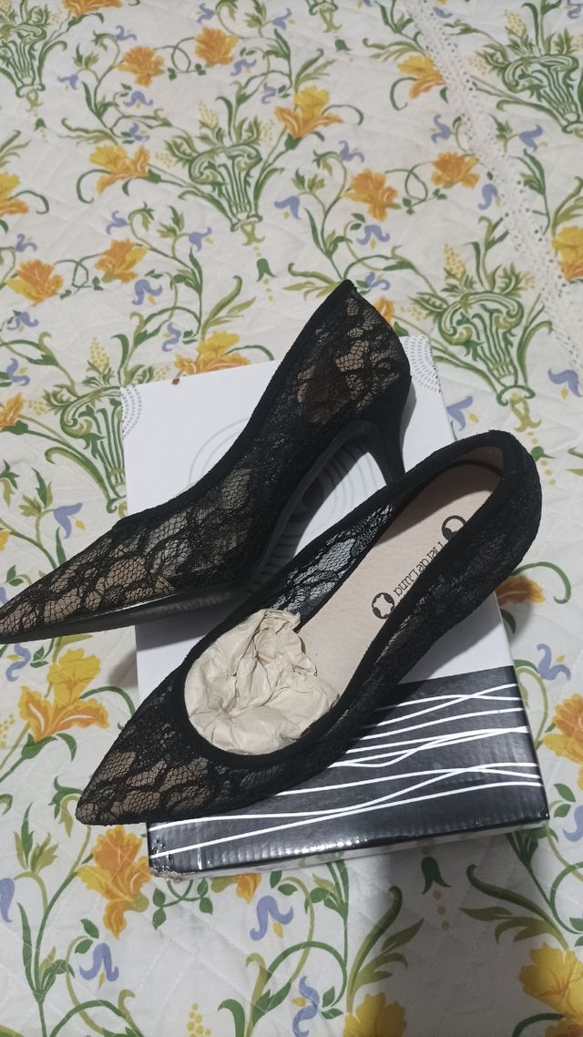 Zapatos Pia della Luna negros