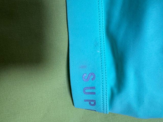 Top deportivo turquesa mujer