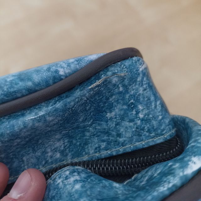 Bolso bandolera gato - polipiel azul