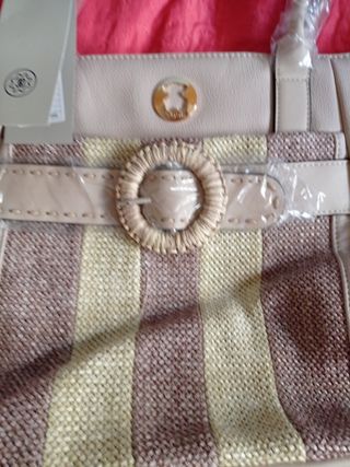 Bolso bandolera  hombro beige - Oso