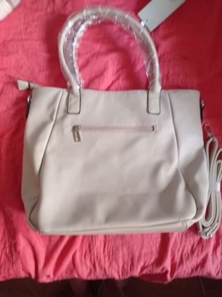 Bolso bandolera  hombro beige - Oso