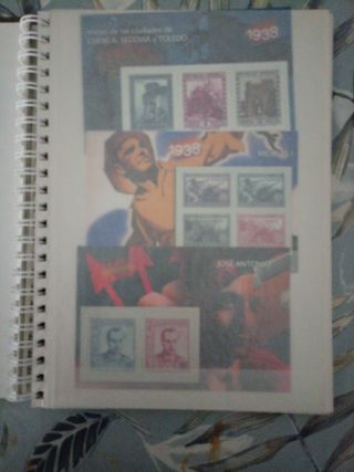 Libro Sellos Guerra Civil Española