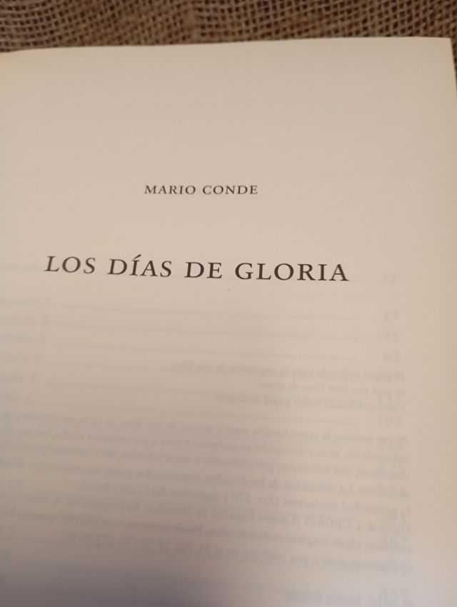 los días de gloria