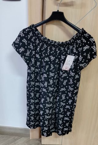 Tutina nera fiori - estiva