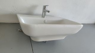 Lavabo porcelana blanco - baño