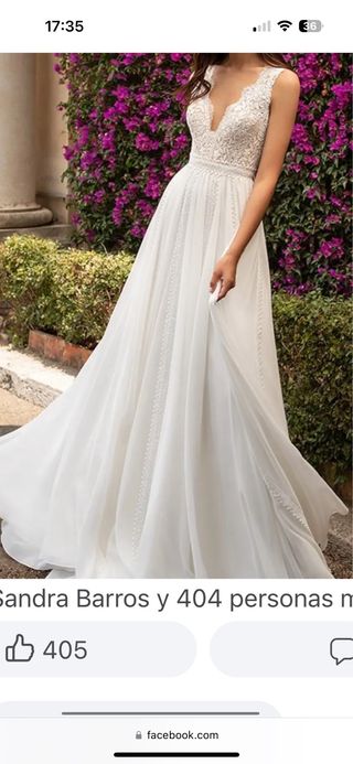 Vestido novia Pronovias blanco