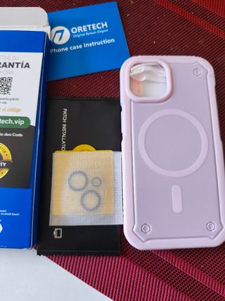 Funda magnética ORETECH iPhone 13/14 Rosa