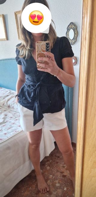 Blusa negra Morgan - Talla M