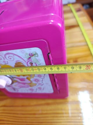 HUCHA CAJA FUERTE DE METAL DISNEY PRINCESA
