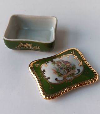 Caja cerámica vintage alemana