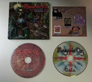 3 CDs Mago de Oz: Gaia, Folktergeist, Madrid